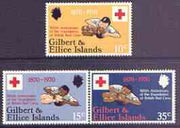 Gilbert & Ellice Islands 1970 Centenary of Red Cross perf set of 3 unmounted mint, SG 159-61*