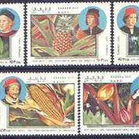 Sahara Republic 1991 Fruit (Columbus etc) perf set of 5 unmounted mint