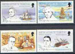 British Antarctic Territory 1994 Antarctic Heritage Fund perf set of 4 unmounted mint, SG 246-49