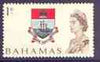 Bahamas 1967-71 Colony's Badge 1c (from def set) unmounted mint, SG 295