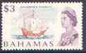 Bahamas 1967-71 Columbus's Flagship $3 (from def set) unmounted mint, SG 309