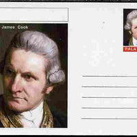 Palatine (Fantasy) Personalities - Capt James Cook (explorer) postal stationery card unused and fine