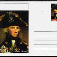 Palatine (Fantasy) Personalities - Horatio Nelson postal stationery card unused and fine