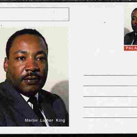 Palatine (Fantasy) Personalities - Martin Luther King postal stationery card unused and fine