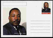 Palatine (Fantasy) Personalities - Martin Luther King postal stationery card unused and fine