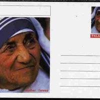 Palatine (Fantasy) Personalities - Mother Teresa postal stationery card unused and fine