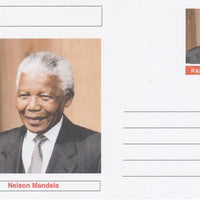 Palatine (Fantasy) Personalities - Nelson Mandela postal stationery card unused and fine