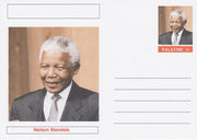 Palatine (Fantasy) Personalities - Nelson Mandela postal stationery card unused and fine