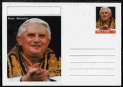 Palatine (Fantasy) Personalities - Pope Benedict postal stationery card unused and fine