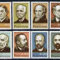 Portugal 1966 Portuguese Scientists perf set of 8 unmounted mint, SG 1301-08