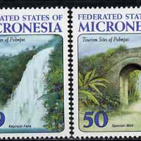 Micronesia 1993 Tourist Sites perf set of 2 unmounted mint, SG 330-31