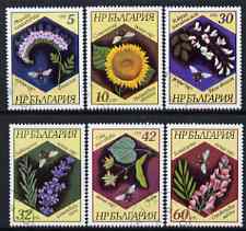 Bulgaria 1987 Flowers perf set of 6 cto used, SG 3448-53, Mi 3582-87