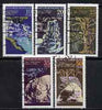 Germany - East 1977 Natural Phenomena perf set of 5 fine cto used, SG E1918-22