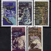 Germany - East 1977 Natural Phenomena perf set of 5 fine cto used, SG E1918-22