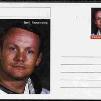 Palatine (Fantasy) Personalities - Neil Armstrong postal stationery card unused and fine