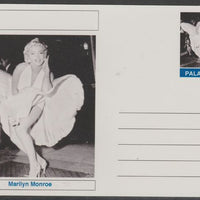 Palatine (Fantasy) Personalities - Marilyn Monroe #1 postal stationery card unused and fine