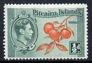 Pitcairn Islands 1940-51 Oranges 1/2d unmounted mint, SG 1