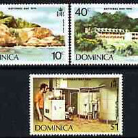 Dominica 1974 National Day perf set of 3 unmounted mint, SG 430-32