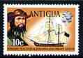 Antigua 1972 Blackbeard & Pirate Ketch 10c (wmk upright) unmounted mint, SG 329*