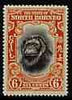 North Borneo 1931 50th Anniversary 6c Orang-Utan unmounted mint, SG 296