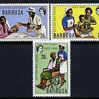 Barbuda 1970 Centenary of British Red Cross perf set of 3 unmounted mint, SG 88-90