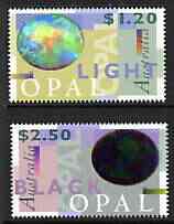 Australia 1995 Opals perf set of 2 unmounted mint, SG 1518-19