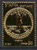 Staffa 1974 Seals of the 13 Original American States #10 (Virginia) £6 perf label embossed in 23 carat gold foil (Rosen SF 276 cat £30) unmounted mint