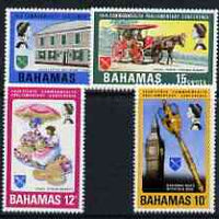 Bahamas 1968 Commonwealth Parliamentary Conference perf set of 4 unmounted mint, SG 323-26