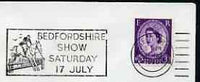 Postmark - Great Britain 1965 cover bearing illustrated slogan cancellation for Bedfordshire Show