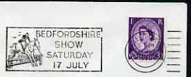 Postmark - Great Britain 1965 cover bearing illustrated slogan cancellation for Bedfordshire Show