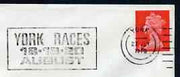 Postmark - Great Britain 1970 cover bearing illustrated slogan cancellation for York Races