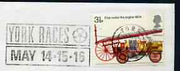 Postmark - Great Britain 1974 cover bearing illustrated slogan cancellation for York Races