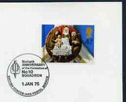 Postmark - Great Britain 1975 card bearing illustrated cancellation for 60th Anniversary of No.10 Squadron (BFPS)