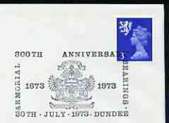 Postmark - Great Britain 1973 cover bearing illustrated cancellation for Armorial Bearings