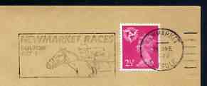 Postmark - Great Britain 1972 cover bearing illustrated slogan cancellation for Newmarket Races