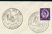 Postmark - Great Britain 1966 cover bearing illustrated cancellation for International Gifts Fair, Blackpool