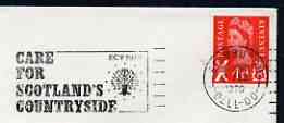 Postmark - Great Britain 1970 cover bearing slogan cancellation for For 'Care for Scotland's Countryside'