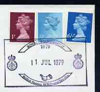 Postmark - Great Britain 1979 cover bearing illustrated cancellation for Royal Tournament (BFPS)