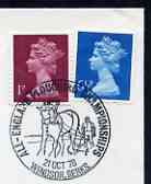 Postmark - Great Britain 1978 cover bearing illustrated cancellation for all England Ploughing Championships, Windsor