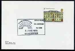 Postmark - Great Britain 1975 card bearing illustrated cancellation for Midland Automobile Club