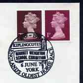 Postmark - Great Britain 1979 cover bearing illustrated cancellation for Kiplincotes, England's Oldest Horse Race