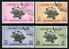 Bahawalpur 1949 KG6 75th Anniversary of Universal Postal Union perf 13 set of 4 fine cds used, SG 43-46*