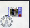 Postmark - Great Britain 1971 cover bearing illustrated cancellation for Anniversary of Battle of Talana Hill (BFPS)