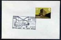 Postmark - Great Britain 1972 cover bearing illustrated cancellation for Plymouth Navy Days (BFPS) showing a Helicopter