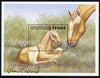 Guinea - Conakry 1999 Horses 1500f perf m/sheet (Thorough Colt) signed by Thomas C Wood the designer, Sc 1516