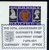 Postmark - Guernsey 1971 cover bearing illustrated cancellation for 30th Anniversary of Guernsey's First Halfpenny Stamp