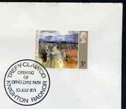 Postmark - Great Britain 1971 cover bearing special cancellation for Opening of Offa's Dyke Path, Knighton Radnor