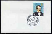 Postmark - Great Britain 1973 cover bearing illustrated cancellation for Livingstone Centenary Exhibition, Ongar