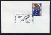 Postmark - Great Britain 1973 cover bearing illustrated cancellation for 24th British Science-Fiction Convention, Bristol