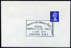 Postmark - Great Britain 1971 cover bearing illustrated cancellation for Commando Association Day